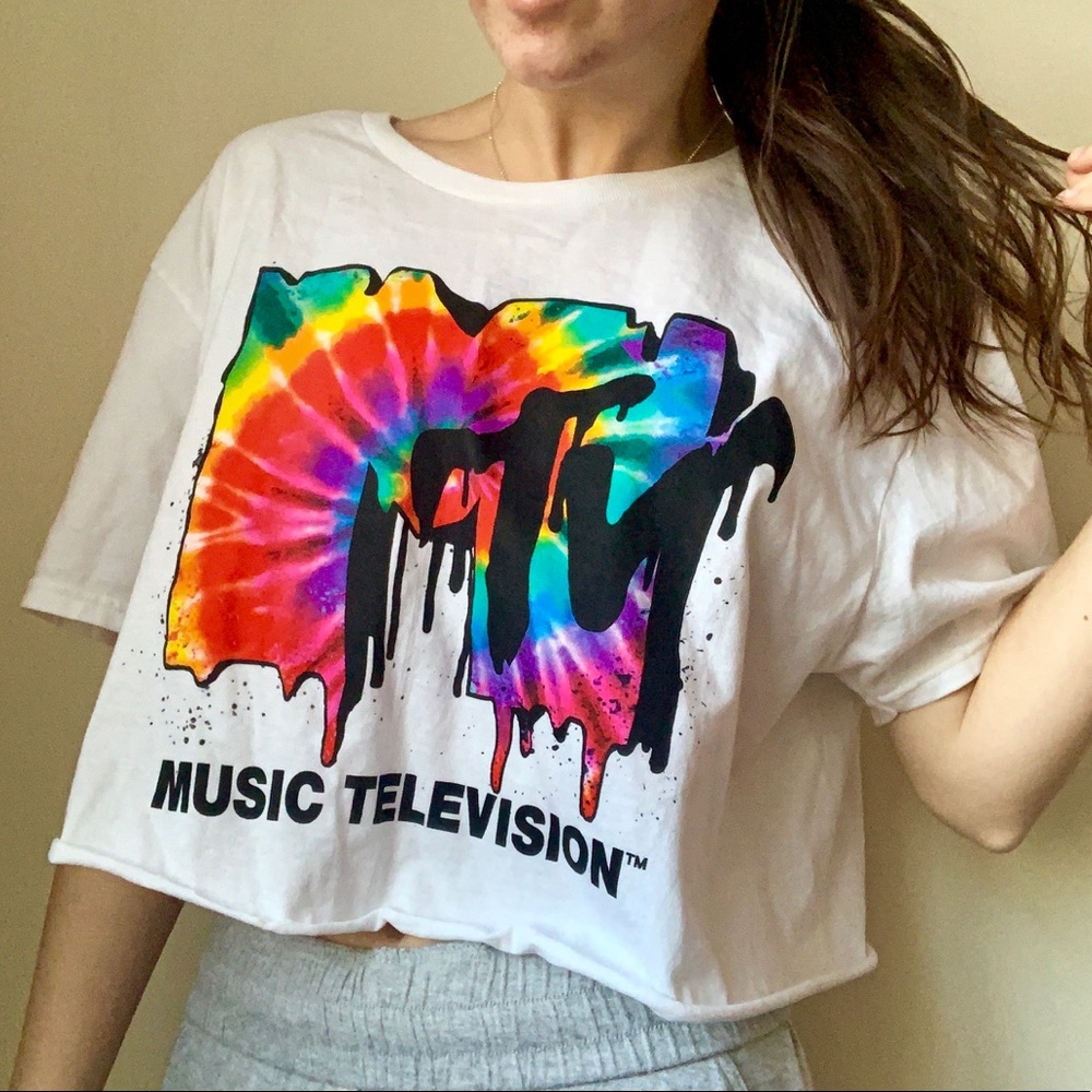 MTV Tye Die Crop Top